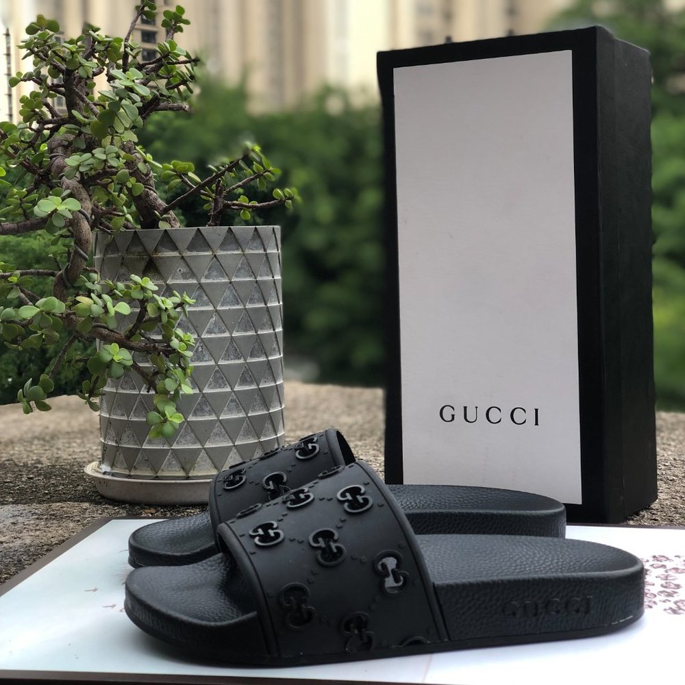 Gucci GG printed women's slippers